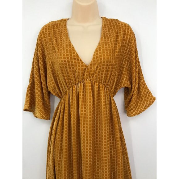 House of Harlow 1960 X Revolve Lex Dress Golden Yellow XXS - Picture 6 of 9